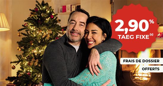 Offre prêt personnel avec un taux de 2.90% TAEG, frais de dossier offerts, offre valable pour un montant emprunté compris entre 3 001€ et 10 000€, sur une durée de remboursement de 6 à 12 mois