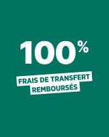 100% frais de transfert remboursés
